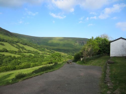 Offa's Dyke Path seen from Capel-y-ffin