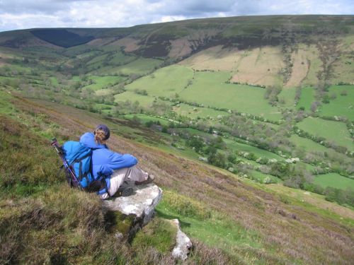 Rock seat Ewyas valley